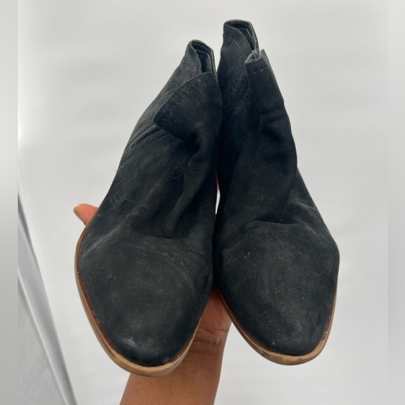 Aldo black faux leather pull on boots shoes size 10 - Picture 7 of 11